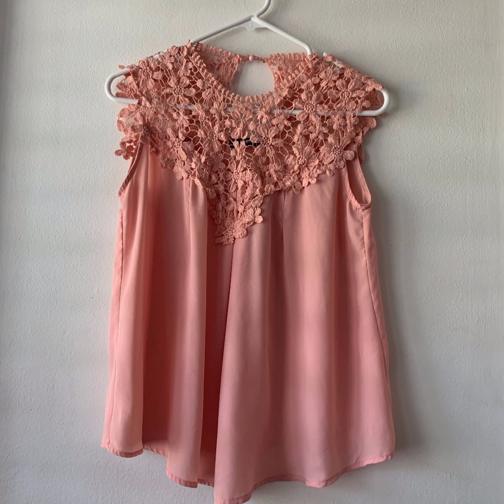 Coral Blouse